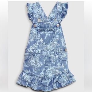LoveShackFancy Blue Floral Kids Casual Dress